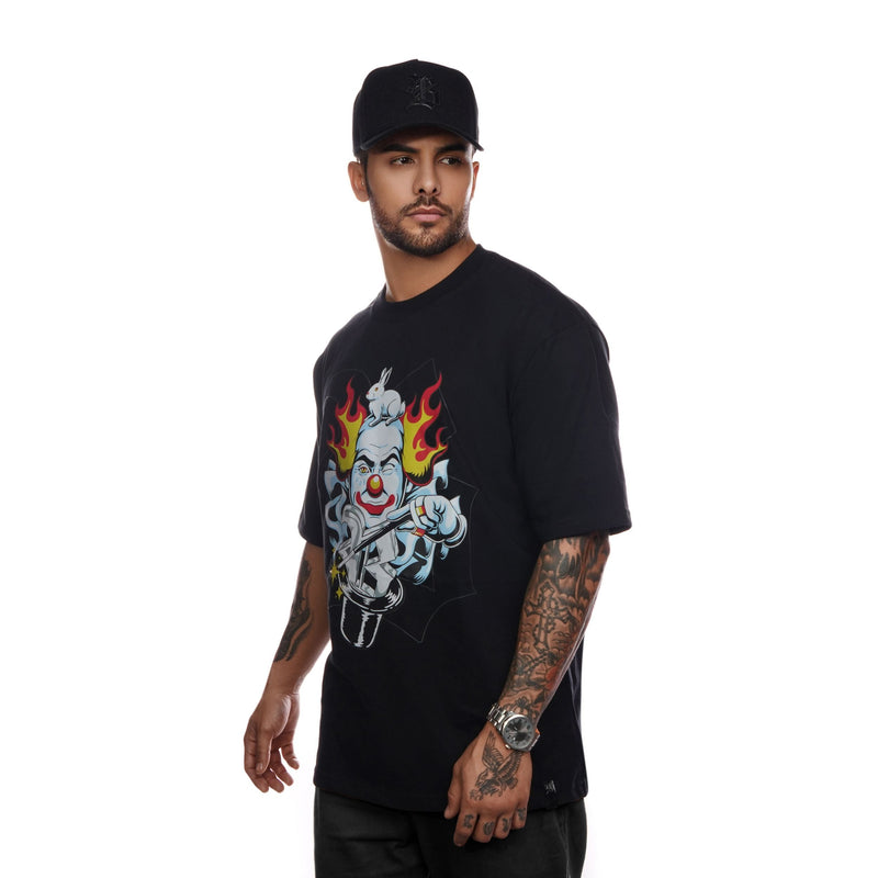 Camiseta Oversized Preta Joker