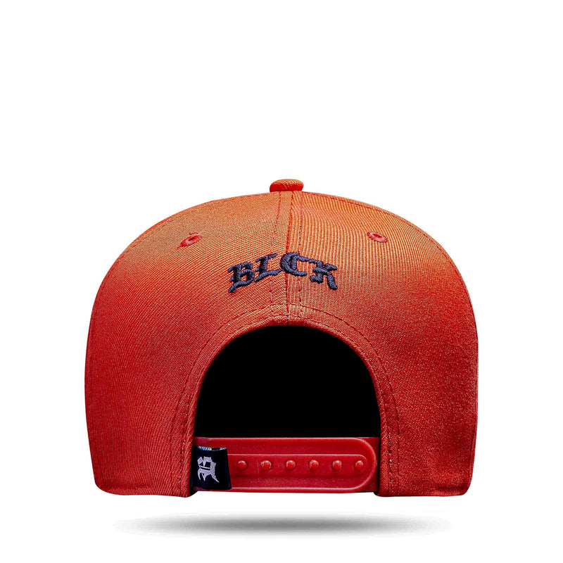 Boné Snapback Basic Laranja Logo Preto