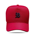 Boné Snapback Basic Vermelho Logo Preto