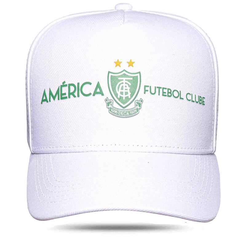 Boné América Futebol Clube - Branco Escudo Snapback - Blck Brasil