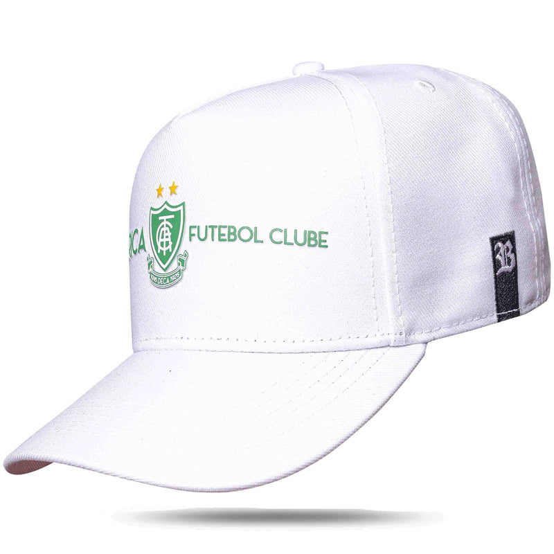 Boné América Futebol Clube - Branco Escudo Snapback - Blck Brasil