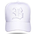 Boné Branco Snapback Logo Alto Relevo