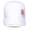 Boné Corinthians - Escudo Trucker Branco - Blck Brasil