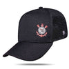 Boné Corinthians - Escudo Trucker Preto - Blck Brasil