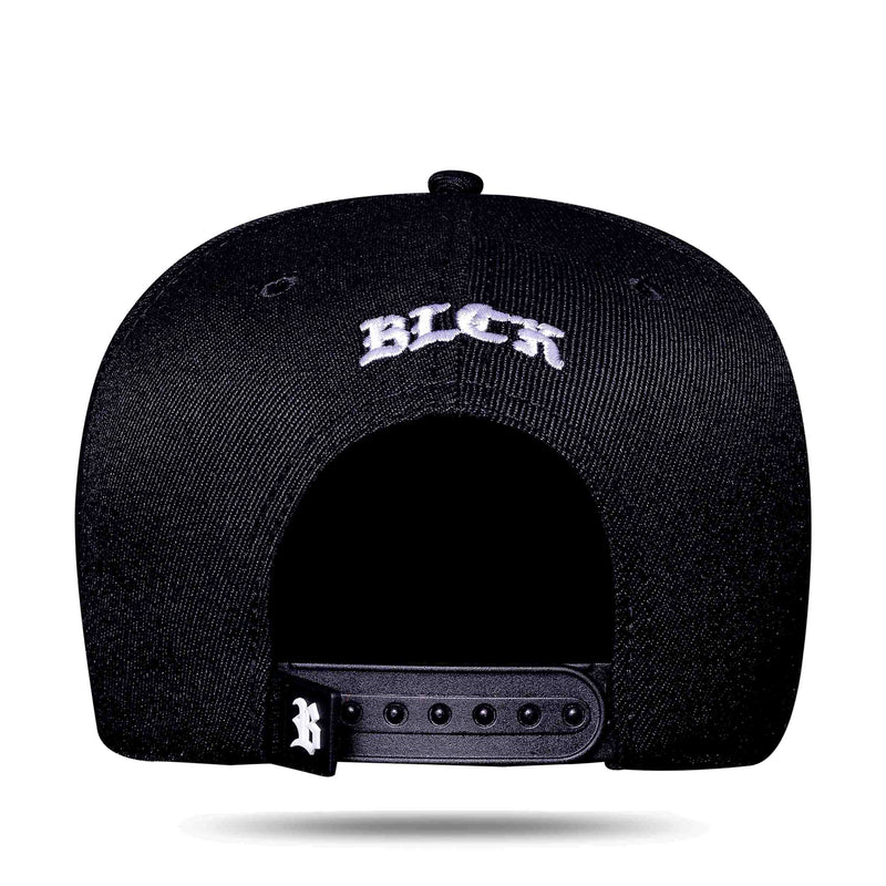 Boné Corinthians - Logo Timão Alto Relevo Snapback Preto - Blck Brasil