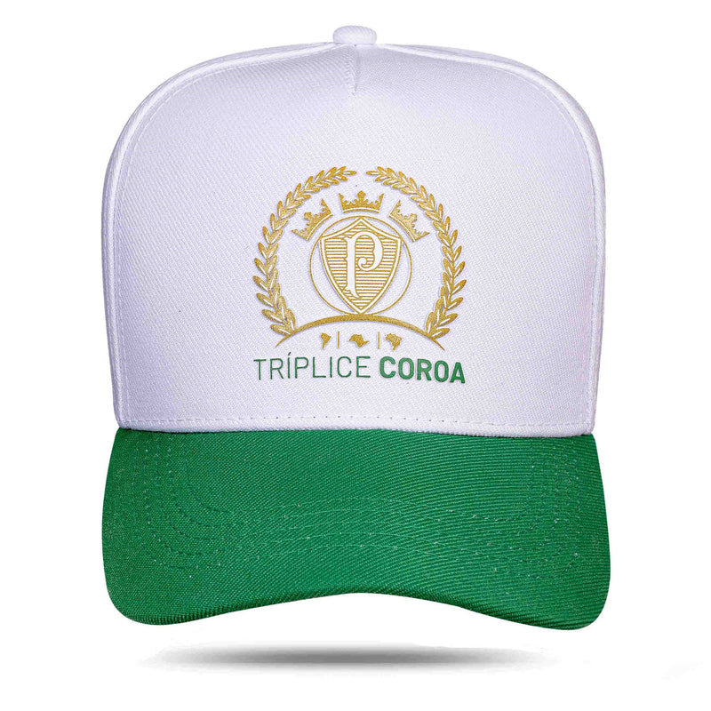 Boné Palmeiras - Tríplice Branco Snapback - Blck Brasil