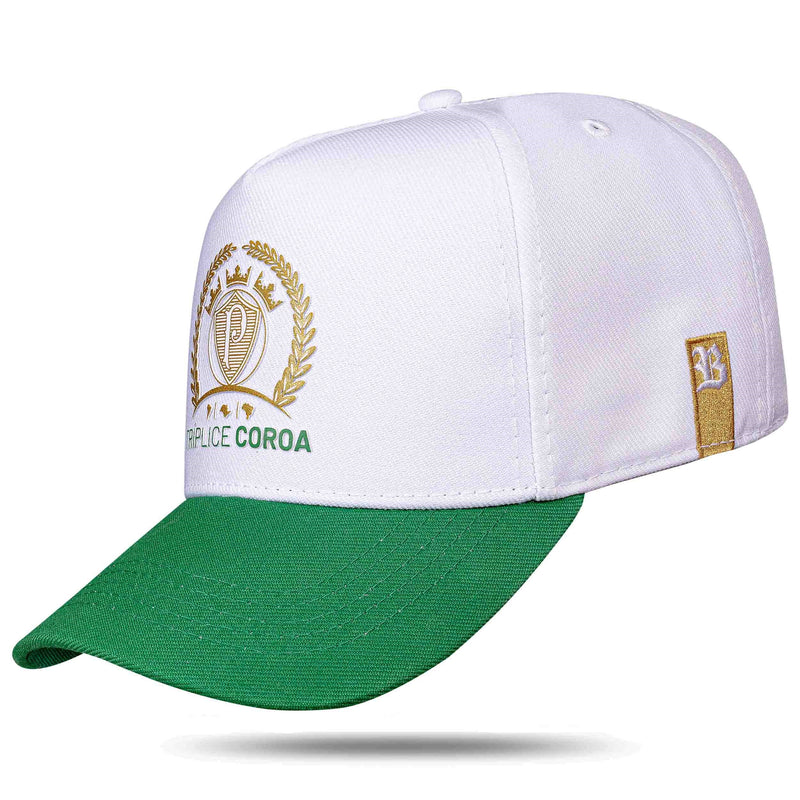 Boné Palmeiras - Tríplice Branco Snapback - Blck Brasil