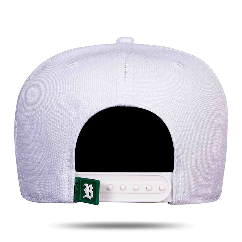 Boné Palmeiras - Tríplice Branco Snapback - Blck Brasil