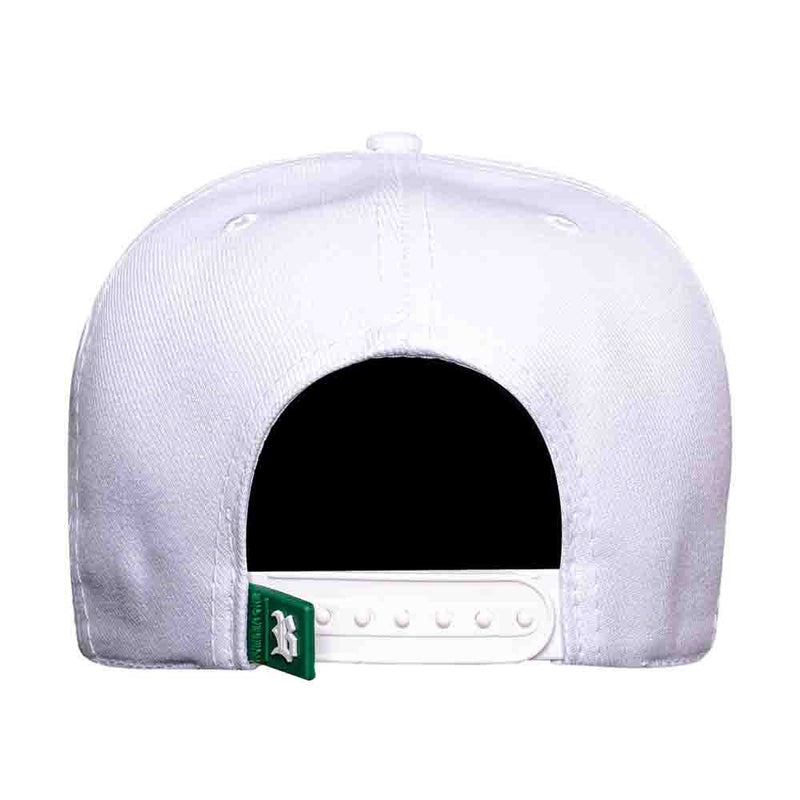 Boné Palmeiras - Escudo Snapback Branco - Blck Brasil