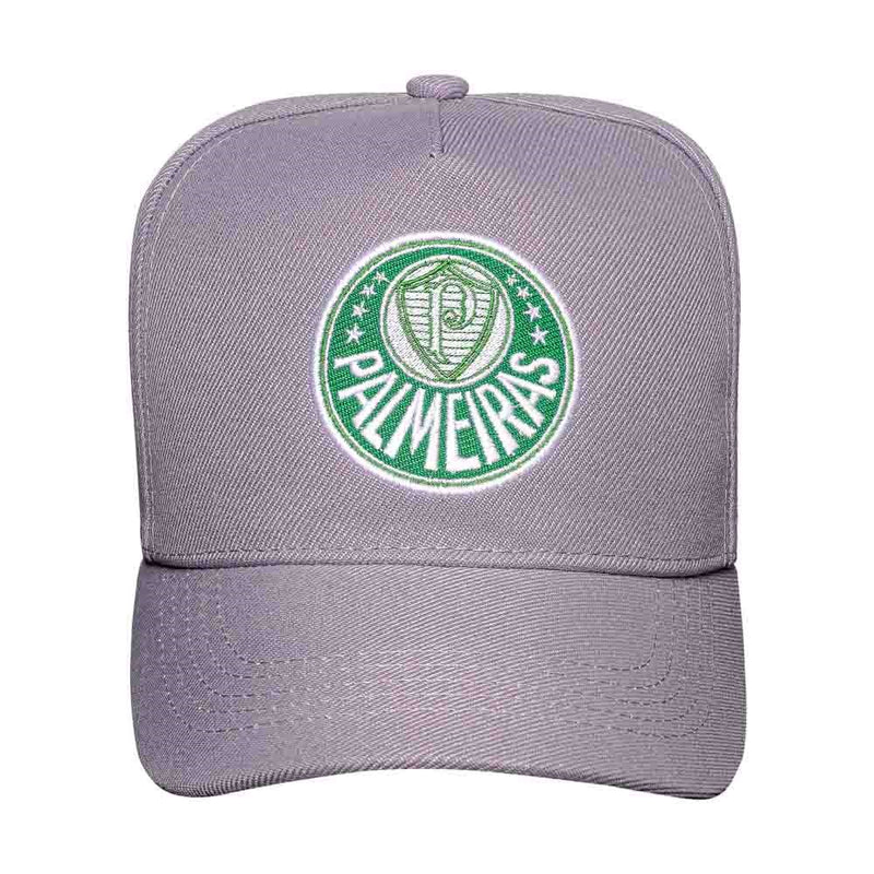 Boné Palmeiras - Escudo Snapback Cinza Escuro - Blck Brasil