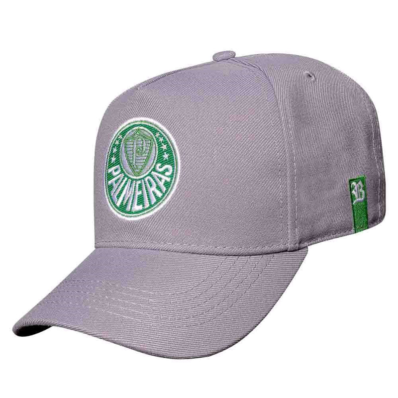 Boné Palmeiras - Escudo Snapback Cinza Escuro - Blck Brasil