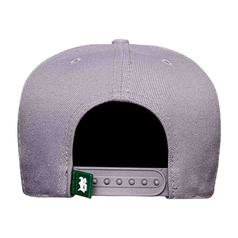 Boné Palmeiras - Escudo Snapback Cinza Escuro - Blck Brasil