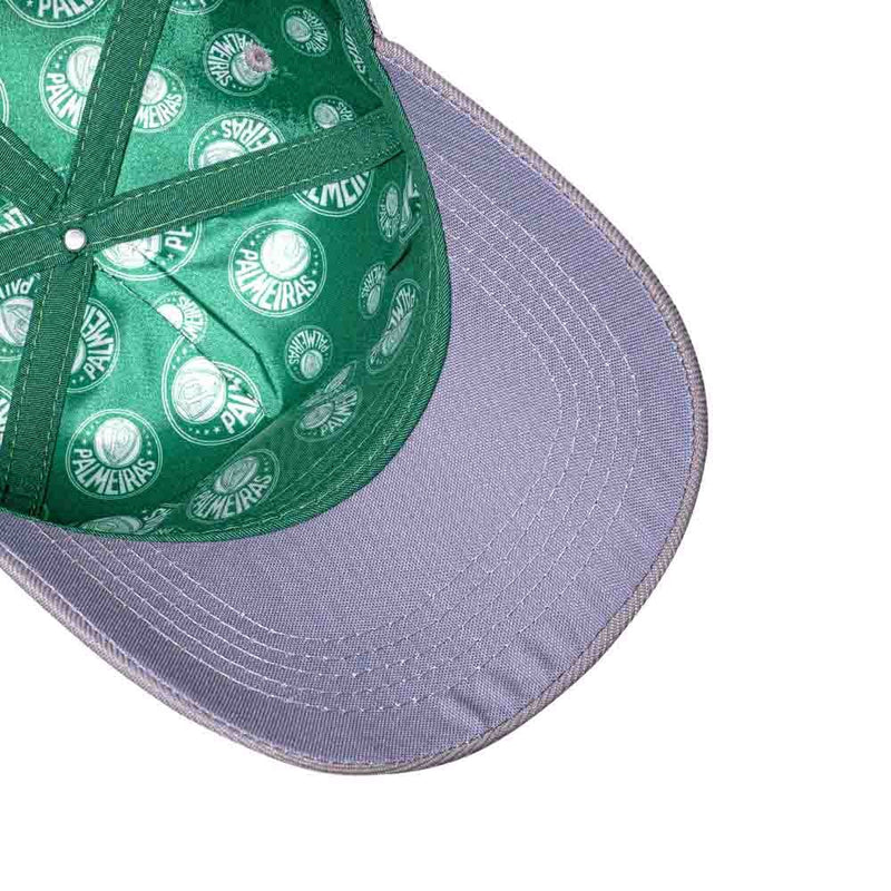 Boné Palmeiras - Escudo Snapback Cinza Escuro - Blck Brasil