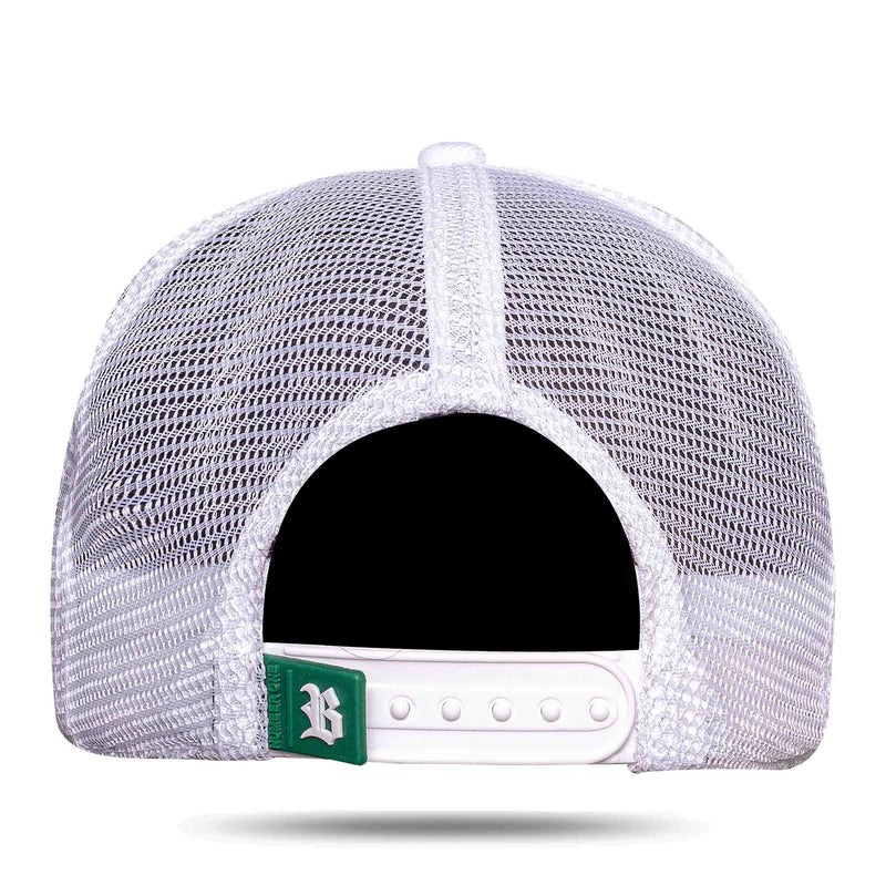 Boné Palmeiras -  Porco Trucker Branco - Blck Brasil