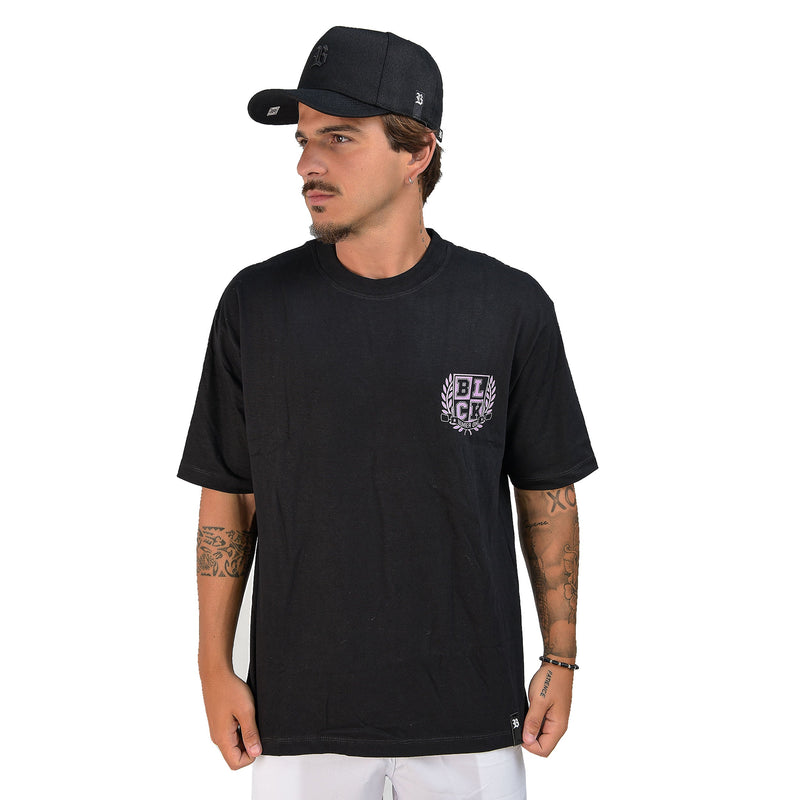 Camiseta Oversized Preta College