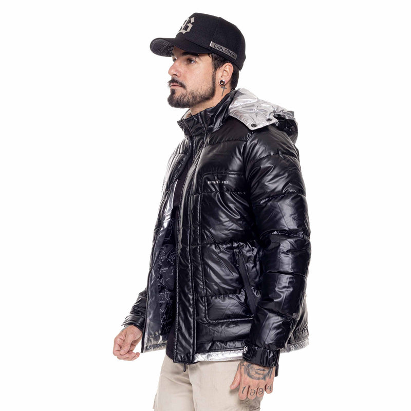 Jaqueta Puffer Preta Blck Explorer