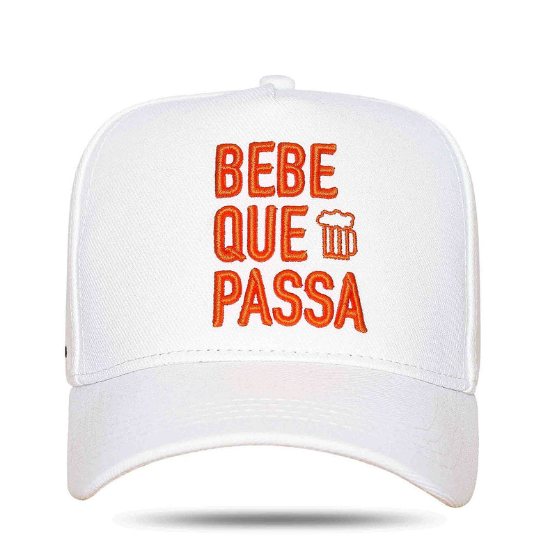 Boné Snapback Bebe Que Passa White - Israel e Rodolffo