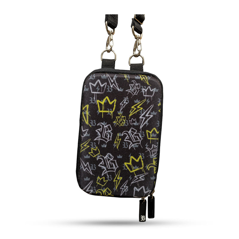 Case Bag Preta Figures Amarelo