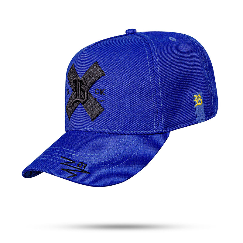 Boné Azul Royal Snapback X Grid