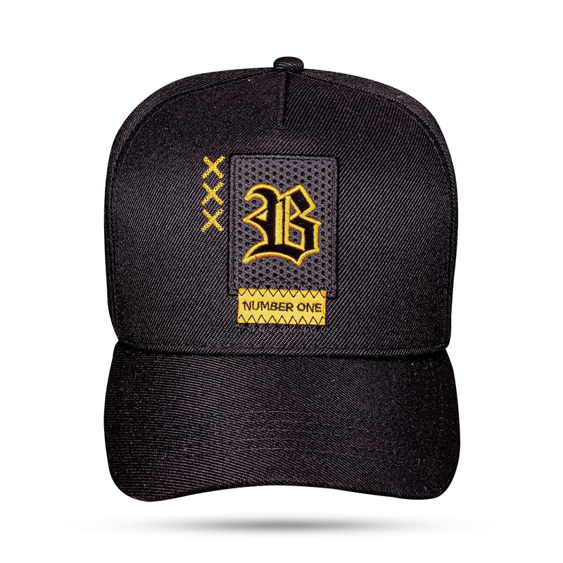 Boné Preto Snapback Carpet Number One