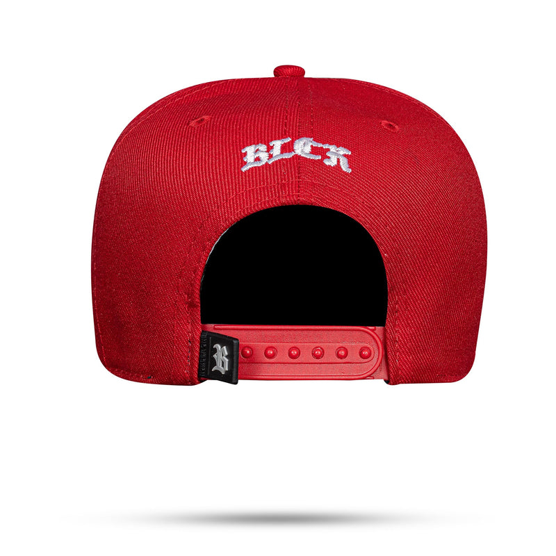 Boné Náutico - Vermelho Escudo Snapback - Blck Brasil