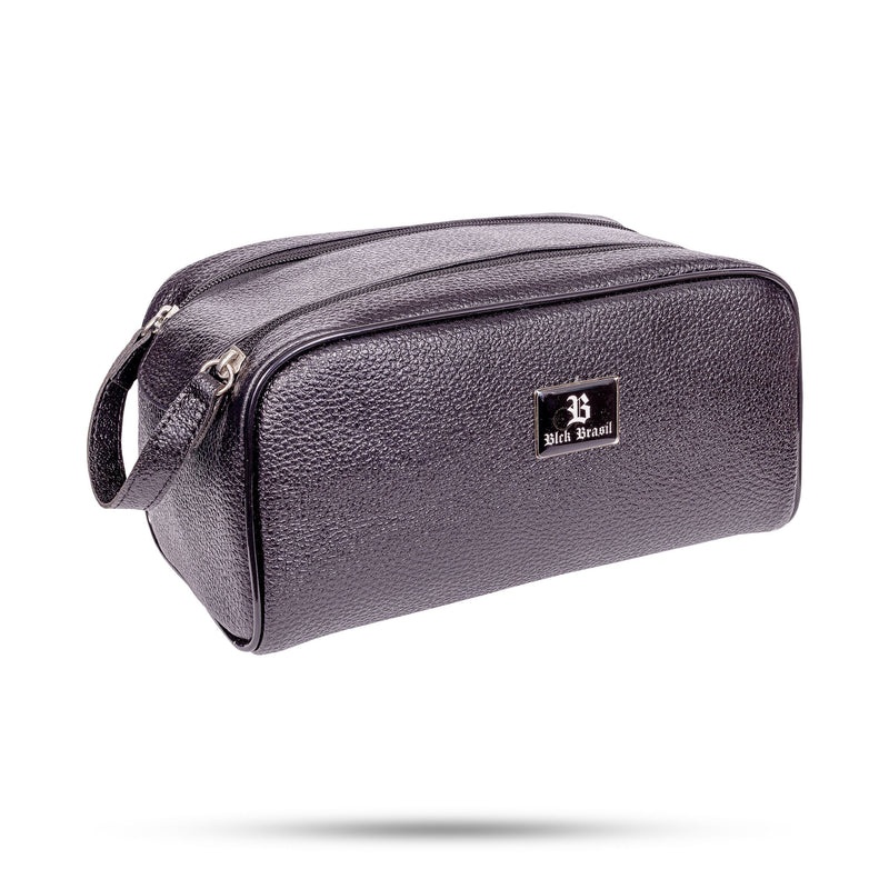 Necessaire BLCK Preta Double Ziper