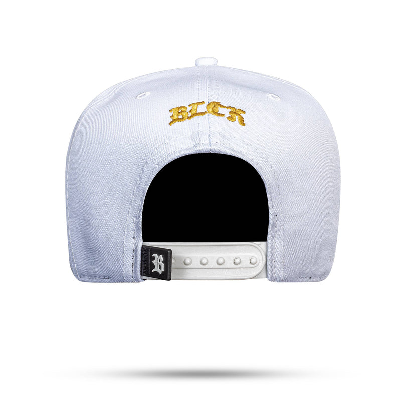 Boné Love Funk - Branco Coração Dourado Snapback - Blck Brasil