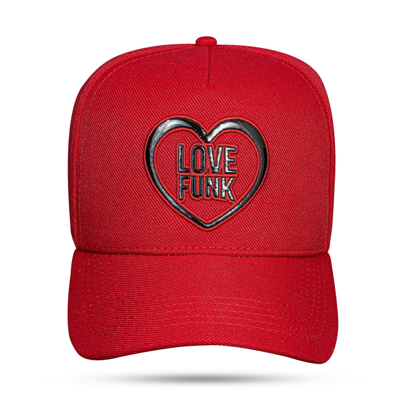 Boné Love Funk - Vermelho Verniz Piano Snapback - Blck Brasil