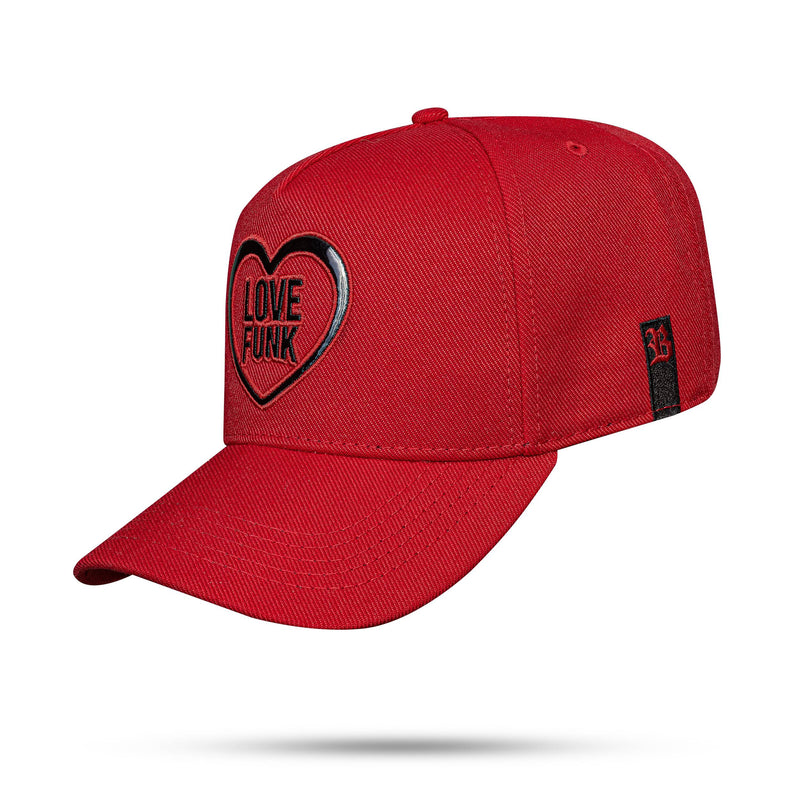 Boné Love Funk - Vermelho Verniz Piano Snapback - Blck Brasil