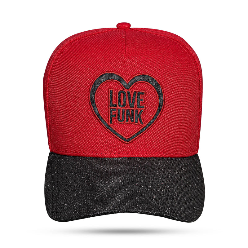 Boné Love Funk - Vermelho Brilho Snapback - Blck Brasil