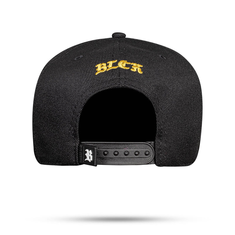 Boné Love Funk - Preto Holográfico Dourado Snapback - Blck Brasil