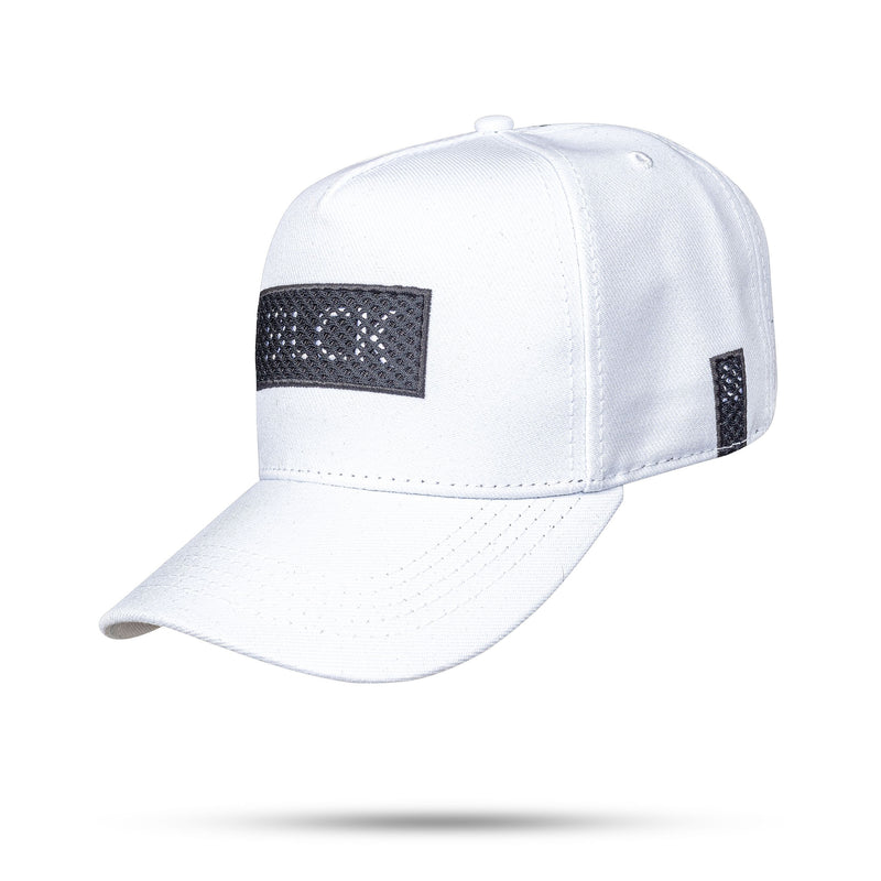 Boné Branco Snapback Blck Grid