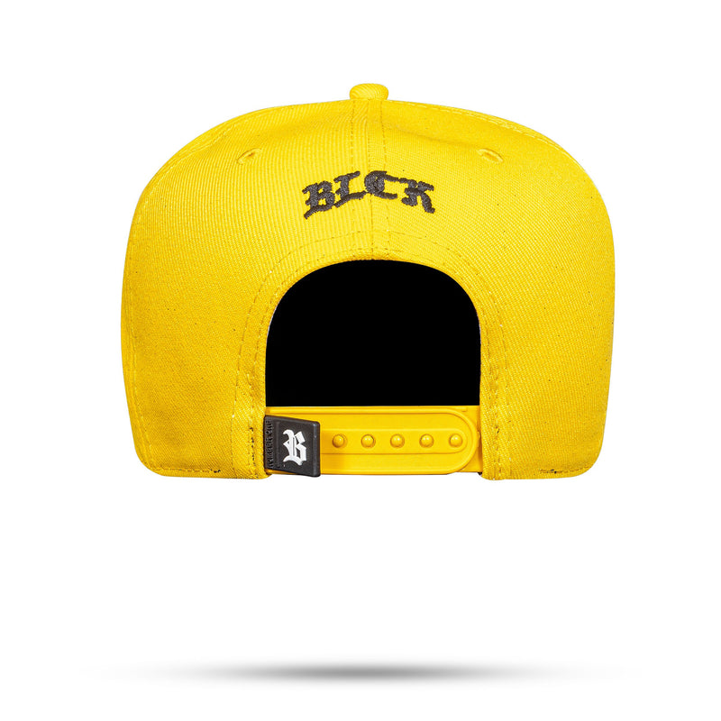 Boné Love Funk - Amarelo Brilho Snapback - Blck Brasil