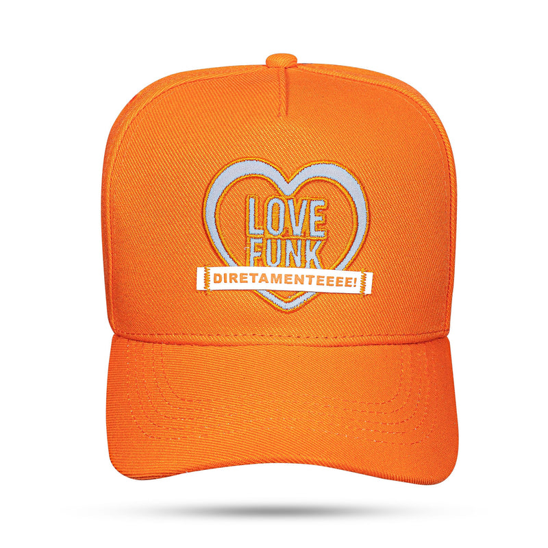 Boné Love Funk -  Laranja Diretamente Snapback - Blck Brasil