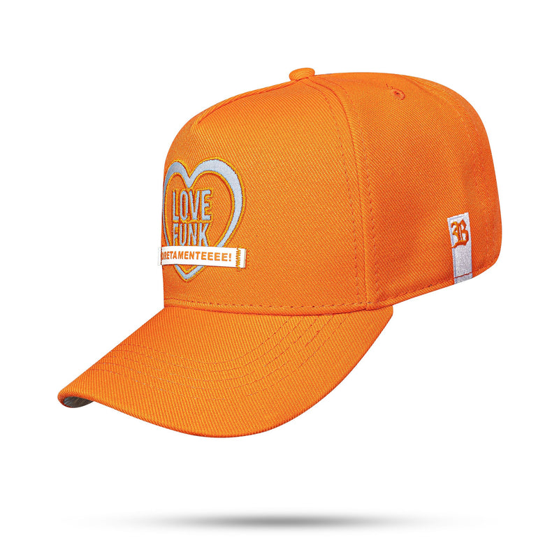 Boné Love Funk -  Laranja Diretamente Snapback - Blck Brasil