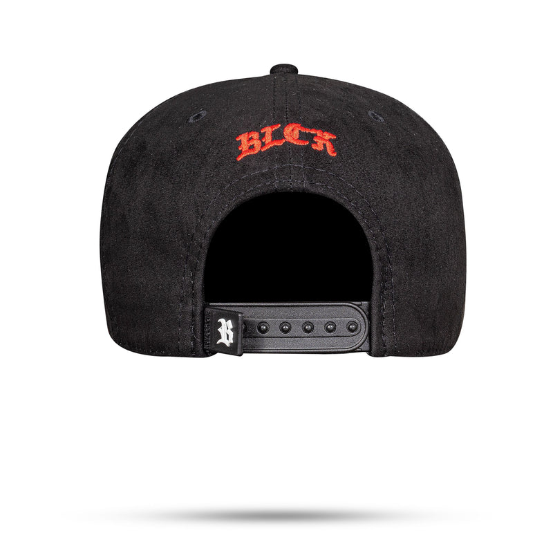 Boné Love Funk - Preto Suede Bordado Snapback - Blck Brasil