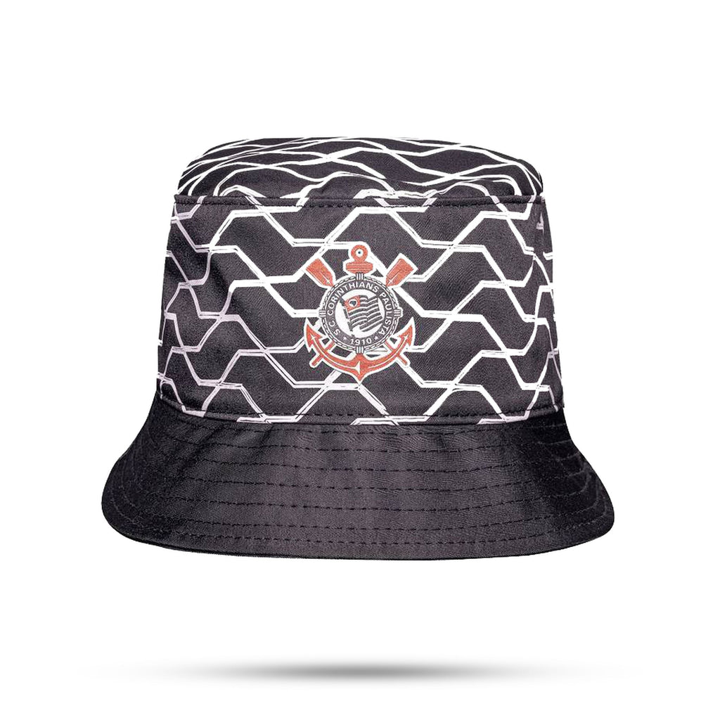 Bucket Hat Corinthians - Preto Icone - Blck Brasil