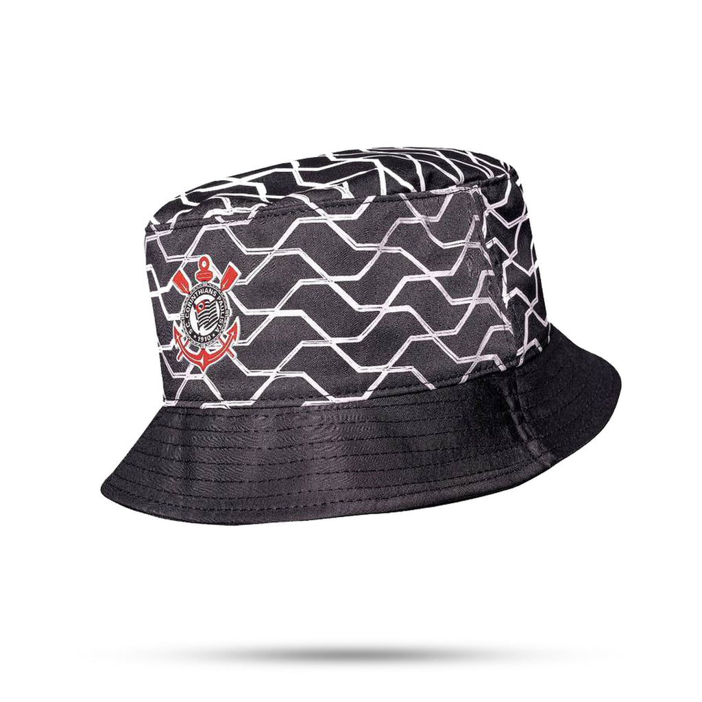 Bucket Hat Corinthians - Preto Icone - Blck Brasil