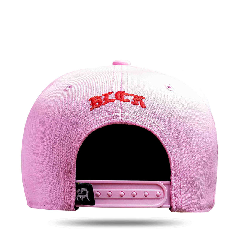 Boné Snapback Batom de Cereja Rosa - Israel e Rodolffo