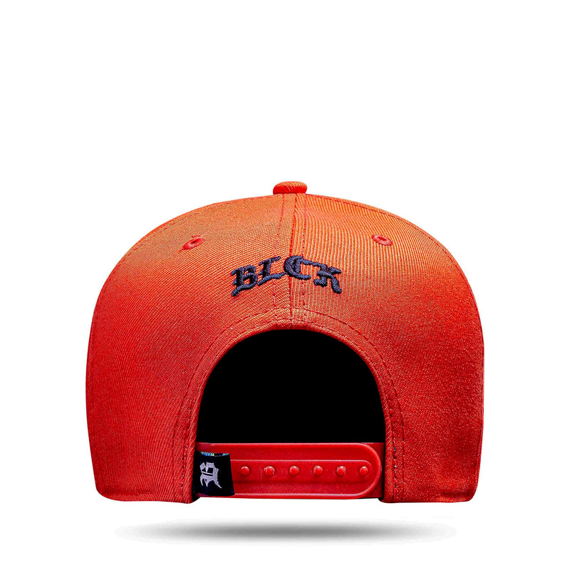 Boné Snapback Basic Laranja Logo Preto