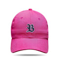 Boné Dad Hat Basic Logo Rosa Fluor