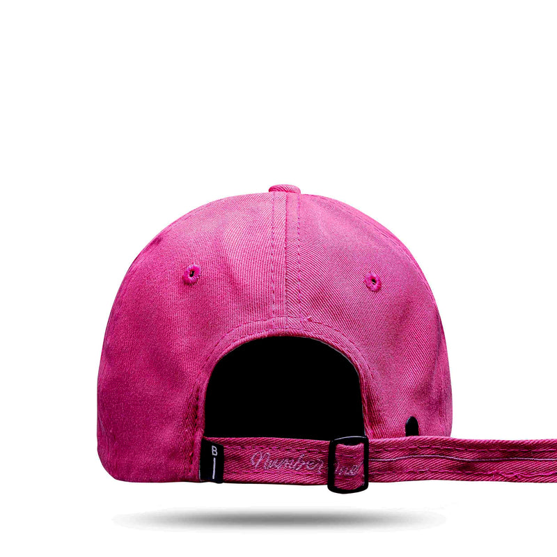 Boné Dad Hat Basic Logo Rosa Fluor