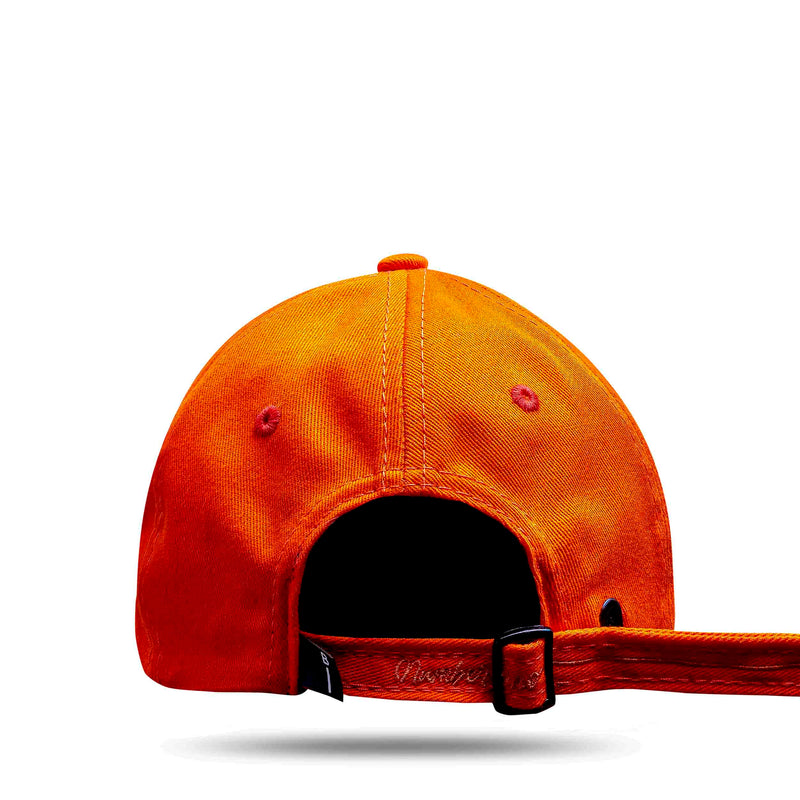 Boné Dad Hat Basic Logo Laranja Fluor