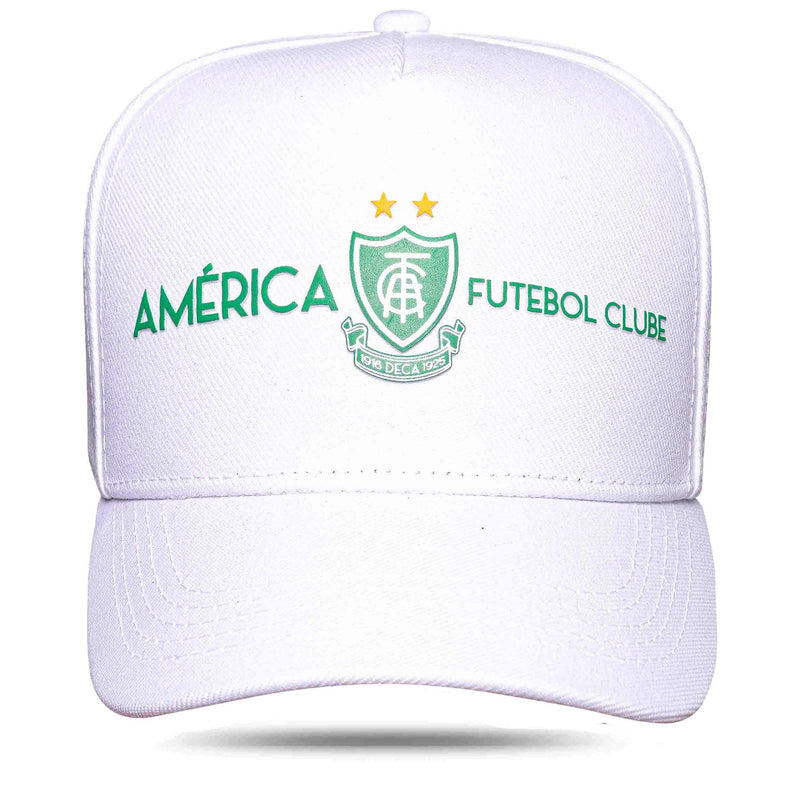 Boné América Futebol Clube - Branco Escudo Snapback - Blck Brasil