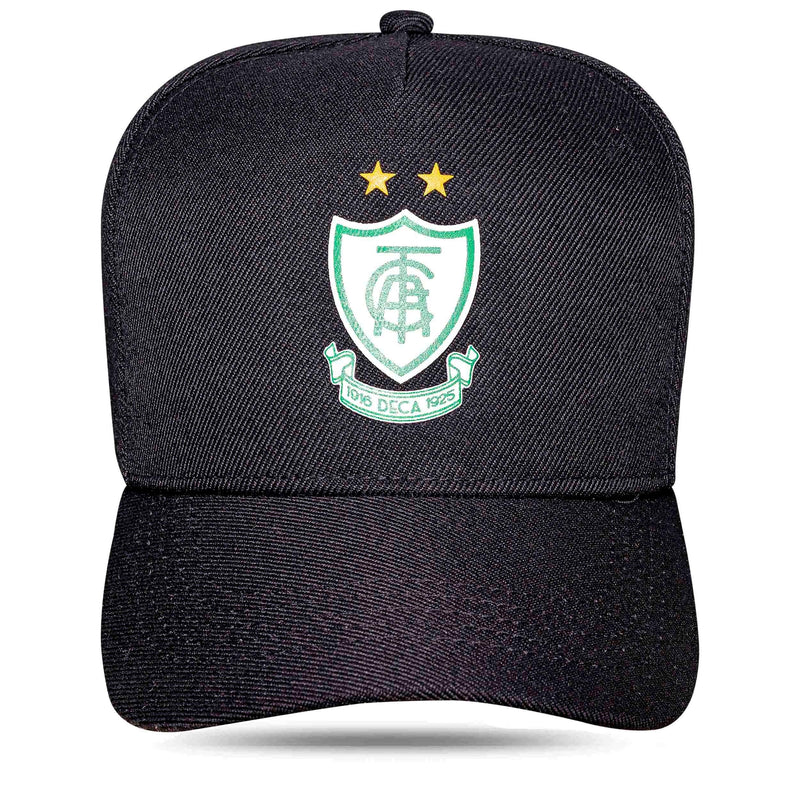 Boné América Futebol Clube - Preto Escudo Snapback - Blck Brasil