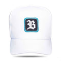 Boné Branco Snapback Compact Zig Zag Azul