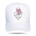 Boné Branco Snapback Holding Rosa