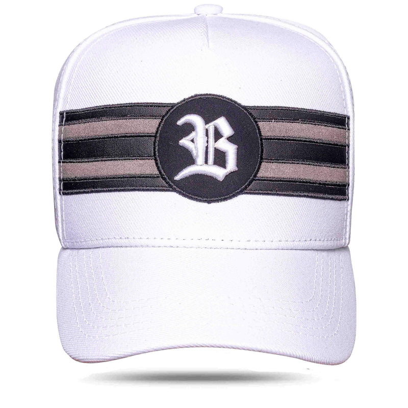 Boné Branco Snapback Stripe