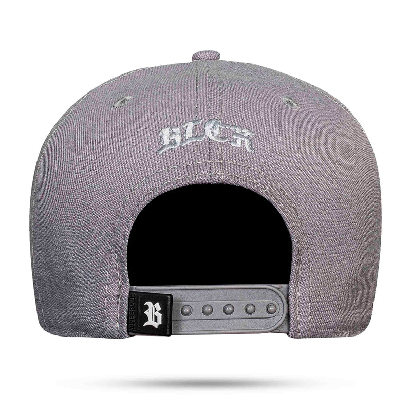 Boné Cinza Snapback Basic Logo Countour