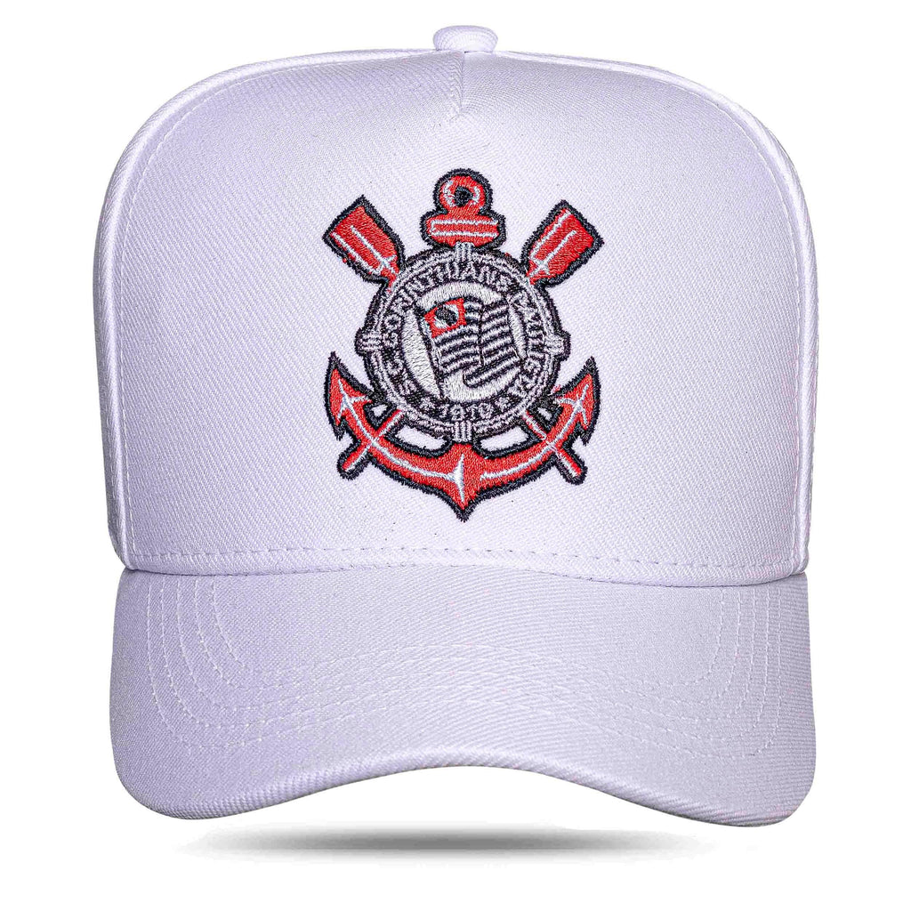 Boné Corinthians - Escudo Branco Snapback - Blck Brasil